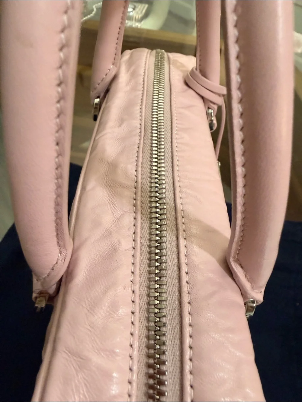 Prada Pink Re-Edition 2001 Top-Handle Bauletto Bag